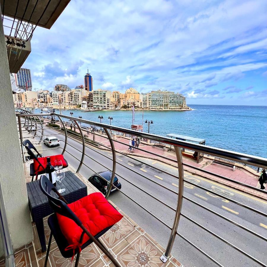 Апартаменты F2 - Lovely Two Bedrooms Flat Sea View, St Julians