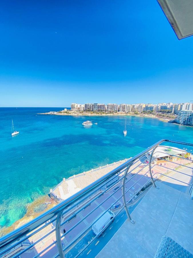 F2 - Lovely Two Bedrooms Flat Sea View, St Julians Апартаменты *